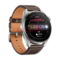 华为 Watch 3 时尚款 46mm棕色真皮表带