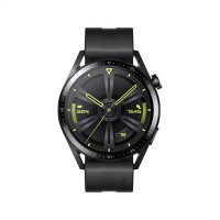 华为 WATCH GT3 46mm活力款 黑色氟橡胶表带