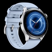 华为手表 Watch 3 时尚款 46mm星河蓝氟橡胶表带