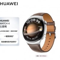 Watch4 46mm褐色真皮表带