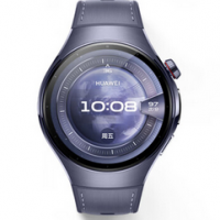 Watch5 46mm 银河紫 素皮复合表带 钛合金